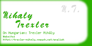 mihaly trexler business card